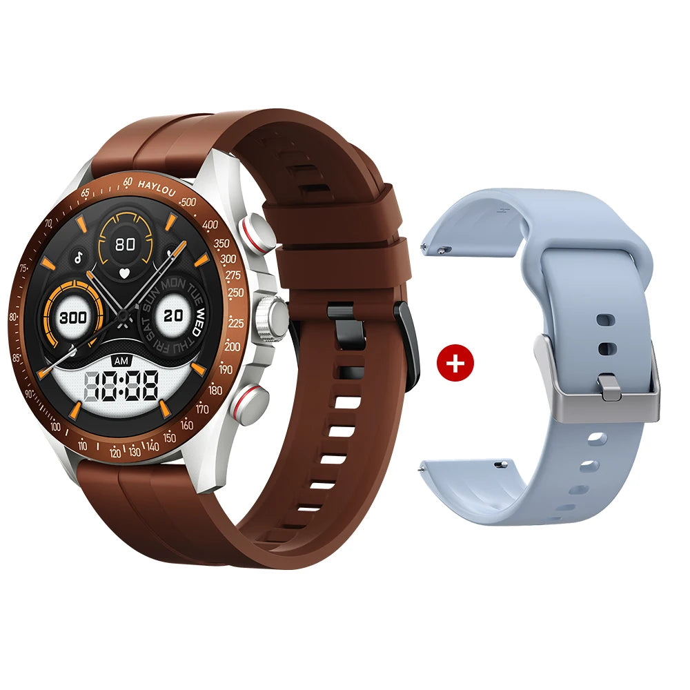 Solar Pro Smart Watch 1.43" AMOLED Display Bluetooth Phone Call Smartwatch Monitor IP68 Waterproof Fitness Watches 128MB
