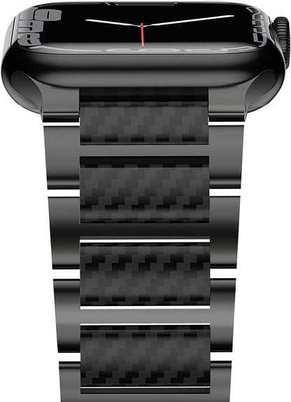 Apple Watch Luxury Strong Carbon Fiber Band Strap Iwatch SE Ultra 8 7 6 5 4 3 2