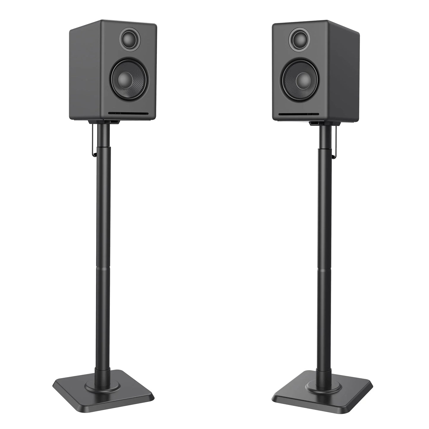 Speaker Stand Height Adjustable for Satellite & Bookshelf Speaker(Only Speaker Stand Pair) - 11LBS Capacity