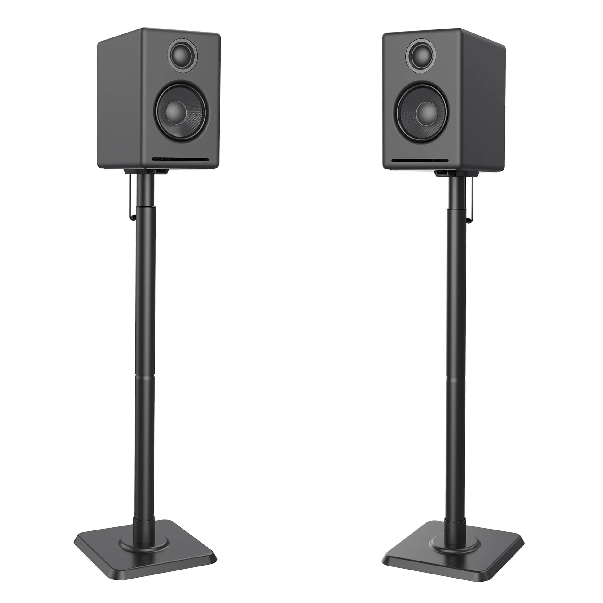 Speaker Stand Height Adjustable for Satellite & Bookshelf Speaker(Only Speaker Stand Pair) - 11LBS Capacity