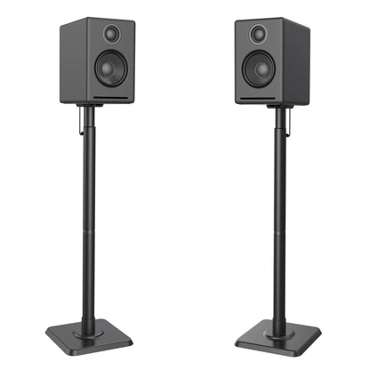 Speaker Stand Height Adjustable for Satellite & Bookshelf Speaker(Only Speaker Stand Pair) - 11LBS Capacity