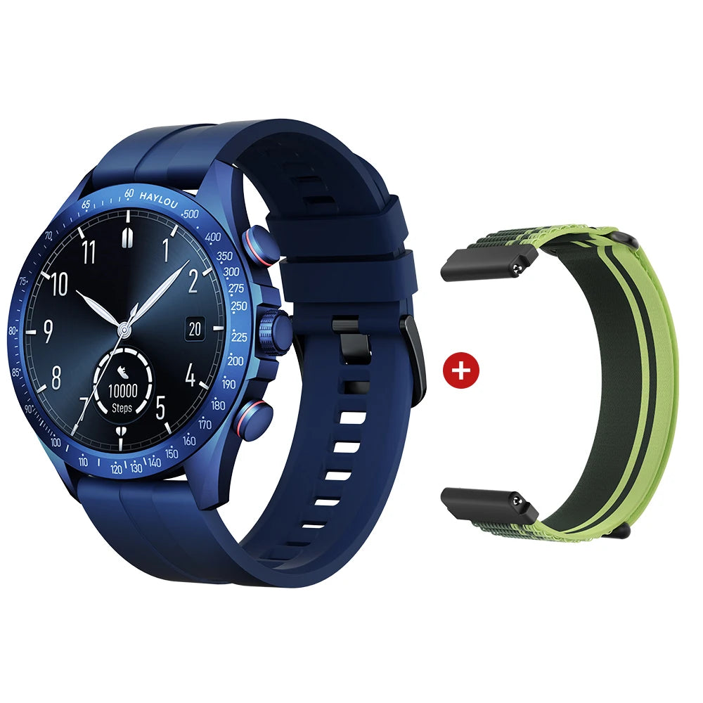 Solar Pro Smart Watch 1.43" AMOLED Display Bluetooth Phone Call Smartwatch Monitor IP68 Waterproof Fitness Watches 128MB
