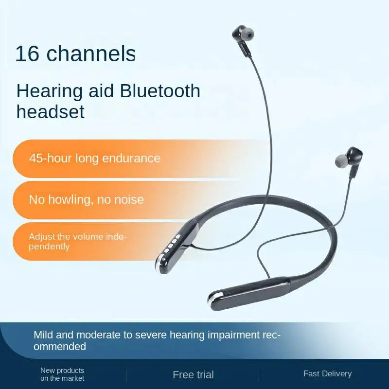 Z3 Air Digital Hearing Aid Earphone Smart Noise Cancellation Waterproof for the Elderly Hanging Neck 5.2 Bluetooth Earphone