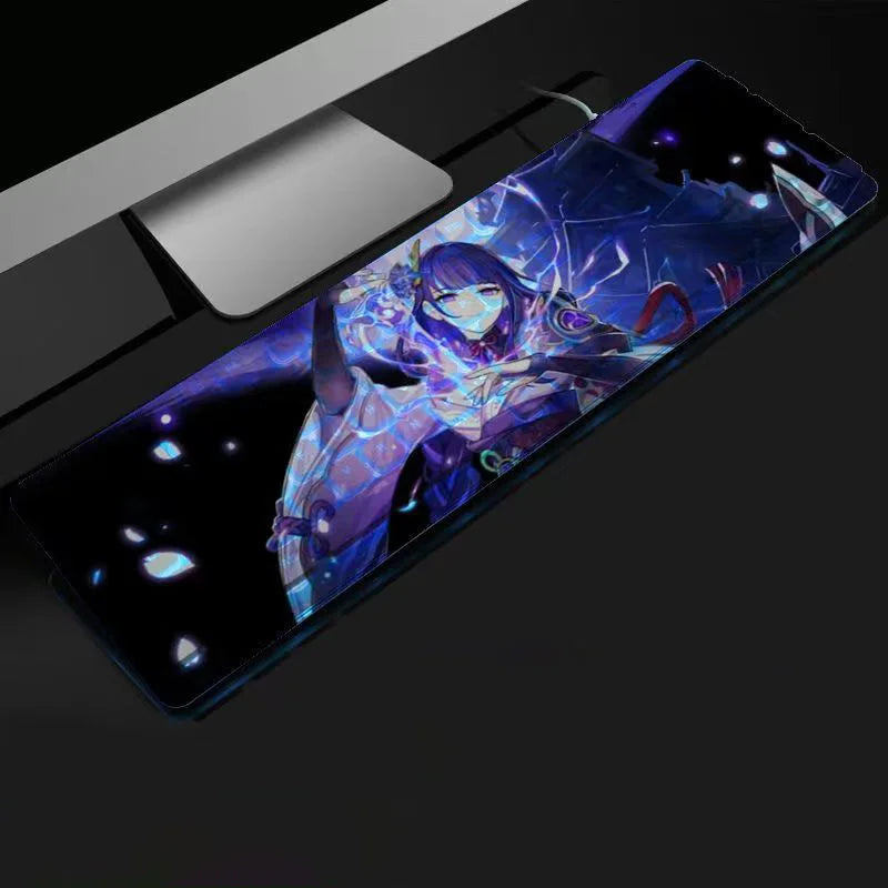 Anime Gaming Keyboard 104 Keys Mute USB Wired Backlit Gaming Keyboard Chocolate Keycap for Office Laptop PC Games