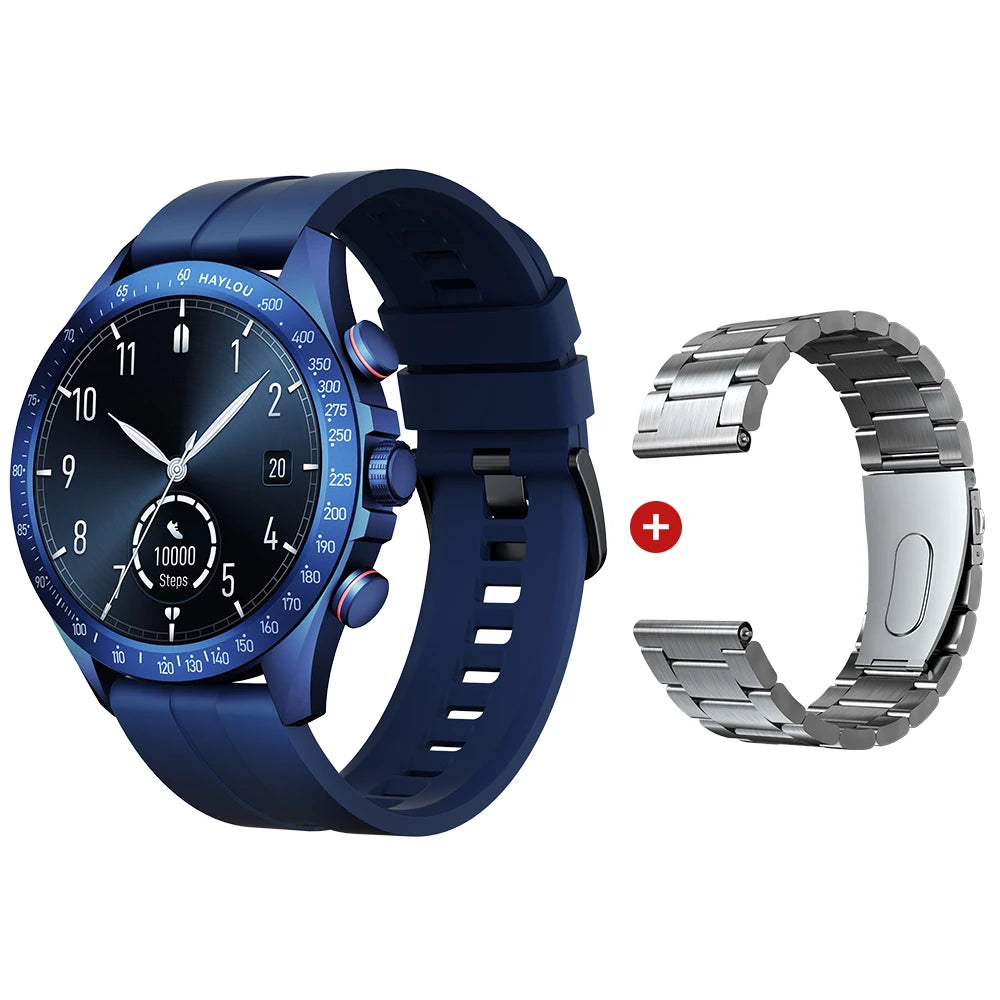 Solar Pro Smart Watch 1.43" AMOLED Display Bluetooth Phone Call Smartwatch Monitor IP68 Waterproof Fitness Watches 128MB
