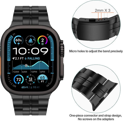 Compatible with Apple Watch Ultra 2 Band, Ultra/Series 10 46Mm Genuine Titanium Apple Watch Bands for Men
