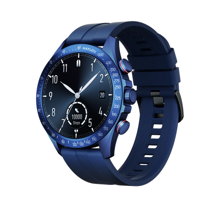 Solar Pro Smart Watch 1.43" AMOLED Display Bluetooth Phone Call Smartwatch Monitor IP68 Waterproof Fitness Watches 128MB