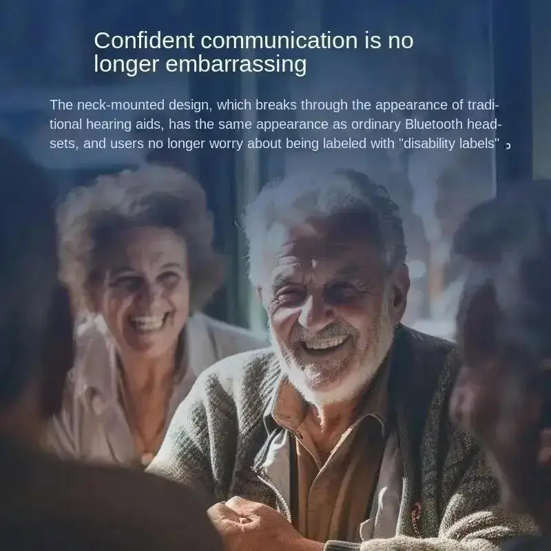 Z3 Air Digital Hearing Aid Earphone Smart Noise Cancellation Waterproof for the Elderly Hanging Neck 5.2 Bluetooth Earphone