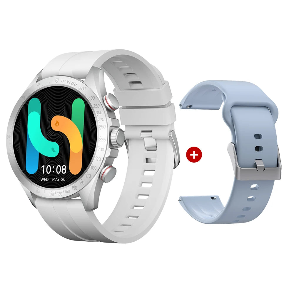 Solar Pro Smart Watch 1.43" AMOLED Display Bluetooth Phone Call Smartwatch Monitor IP68 Waterproof Fitness Watches 128MB