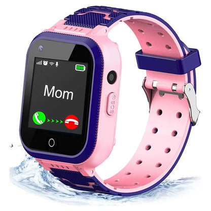 4G Kids Smart Watch,Kids Phone Smartwatch W GPS Tracker Waterproof,Alarm,Pedometer,Camera,Sos,Touch Screen Wifi Bluetooth Digital Wrist Watch for Boys Girls Android Ios,3-12 Years Old Children Gifts