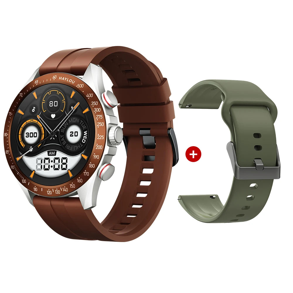 Solar Pro Smart Watch 1.43" AMOLED Display Bluetooth Phone Call Smartwatch Monitor IP68 Waterproof Fitness Watches 128MB