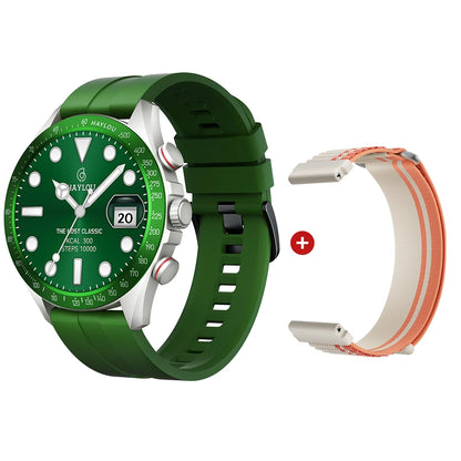 Solar Pro Smart Watch 1.43" AMOLED Display Bluetooth Phone Call Smartwatch Monitor IP68 Waterproof Fitness Watches 128MB