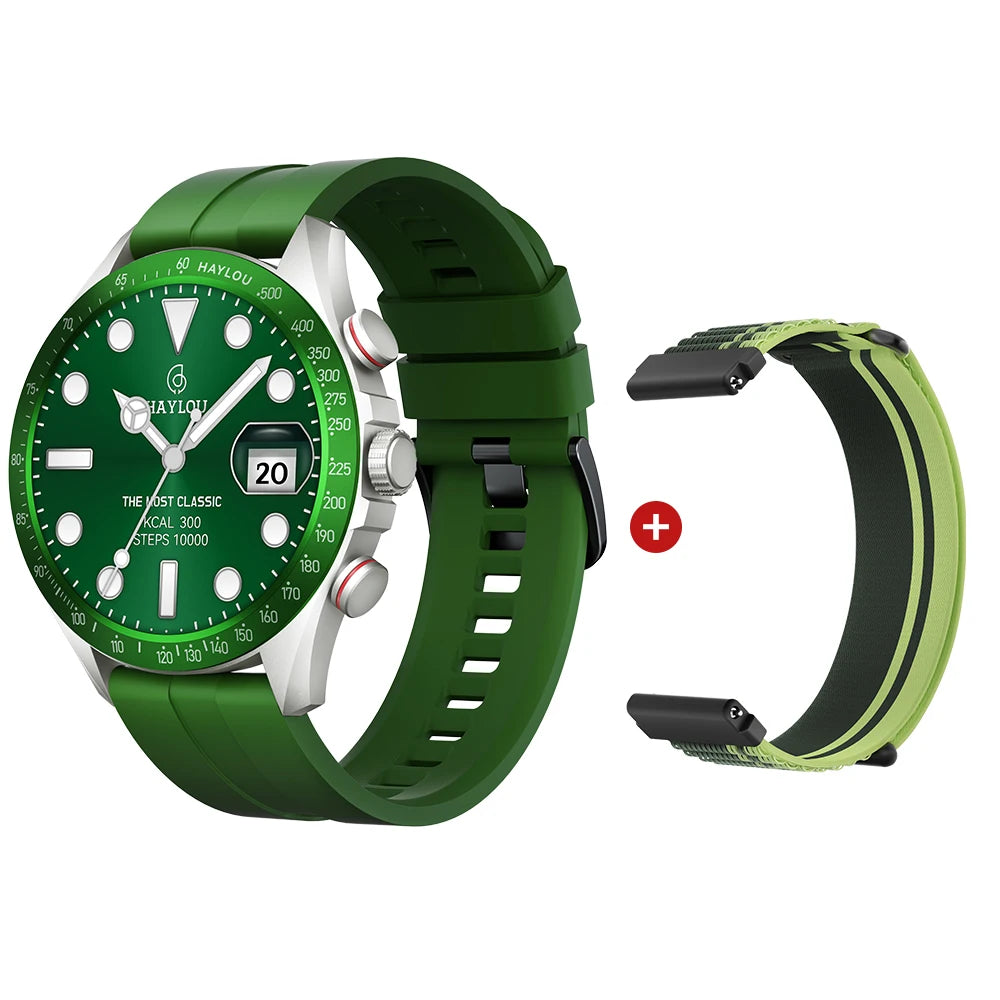 Solar Pro Smart Watch 1.43" AMOLED Display Bluetooth Phone Call Smartwatch Monitor IP68 Waterproof Fitness Watches 128MB