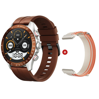 Solar Pro Smart Watch 1.43" AMOLED Display Bluetooth Phone Call Smartwatch Monitor IP68 Waterproof Fitness Watches 128MB