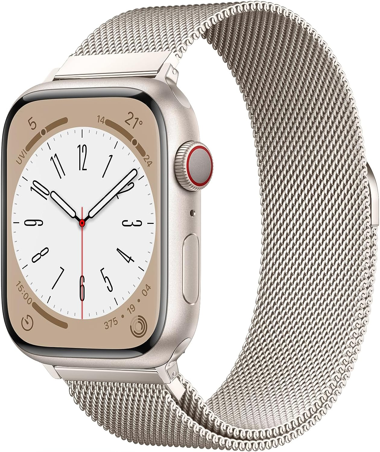 Original Stainless Steel Milanese Apple Watch Band 49Mm/45Mm/44Mm