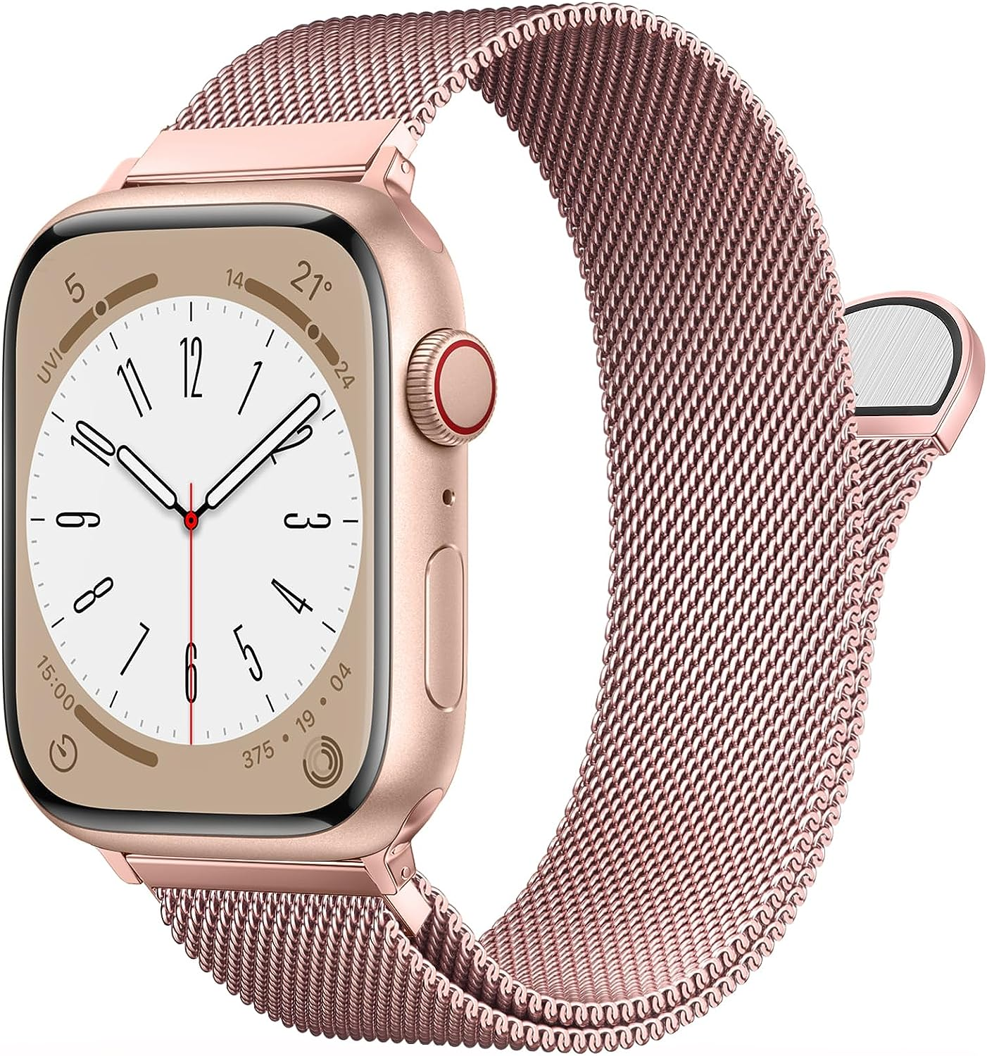 Original Stainless Steel Milanese Apple Watch Band 49Mm/45Mm/44Mm